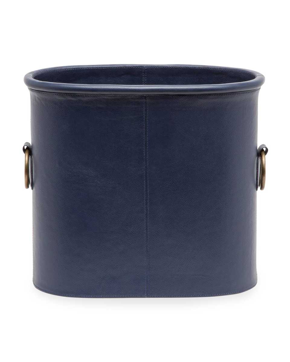 Ogden Oval Leather Magazine Holder