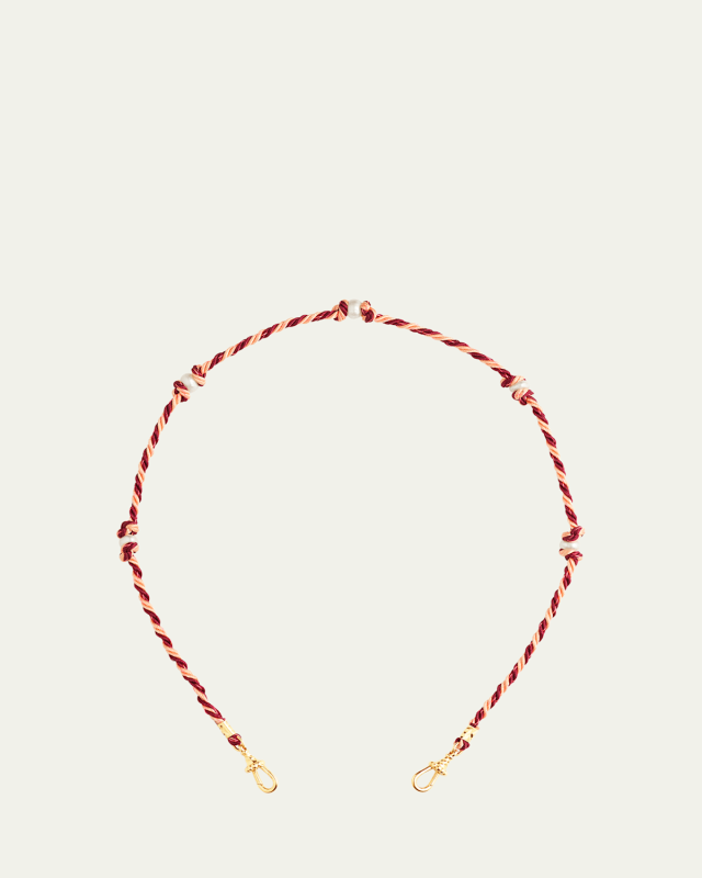 18K Yellow Gold Silky Mauli Pearl Cord Necklace
