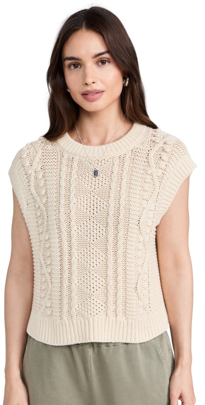 Velvet Maggie Sweater Vest Ivory