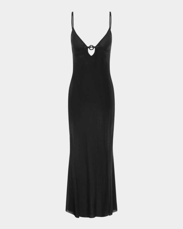 Cindy Mesh Ring Maxi Dress