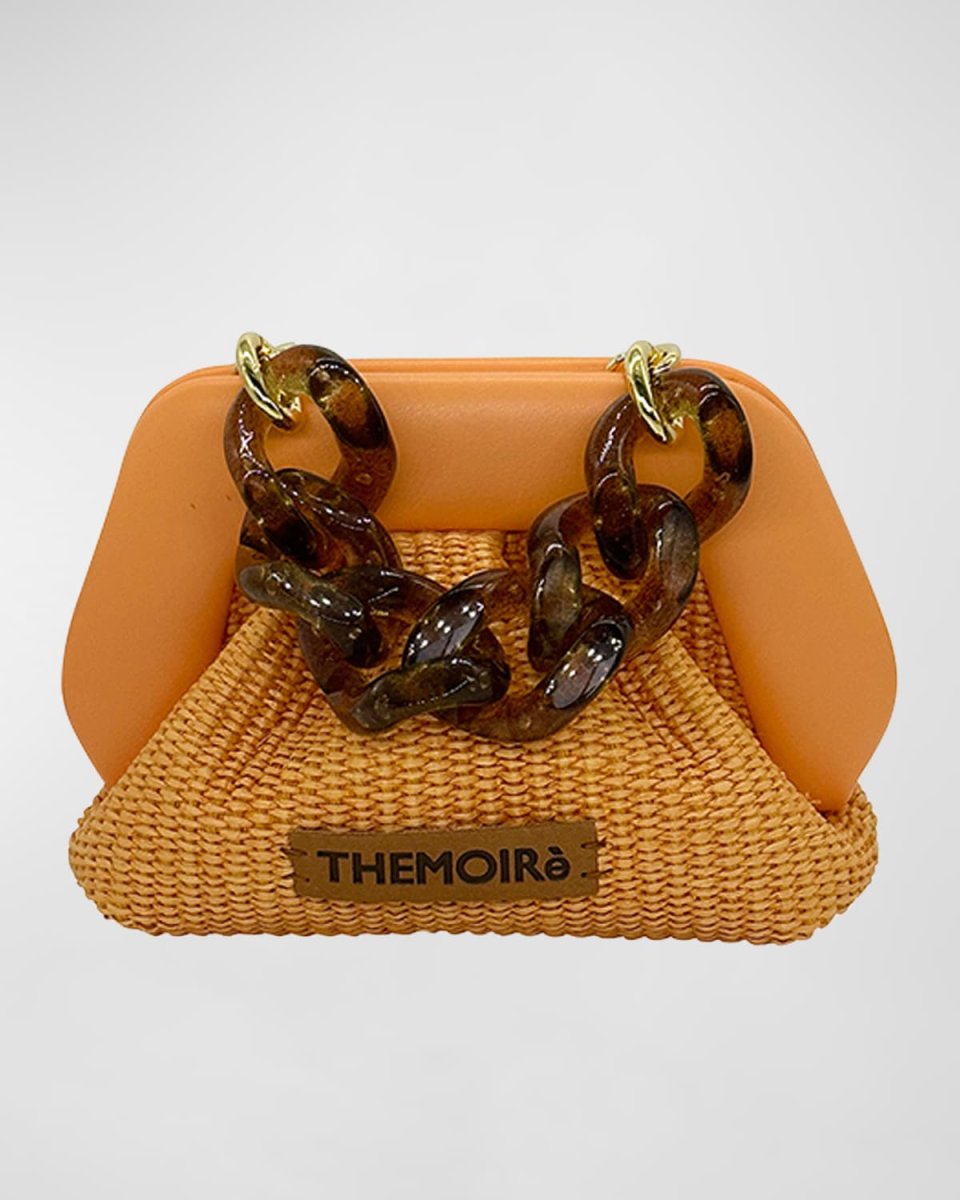 Gea Eco-Fabric Chain Clutch Bag