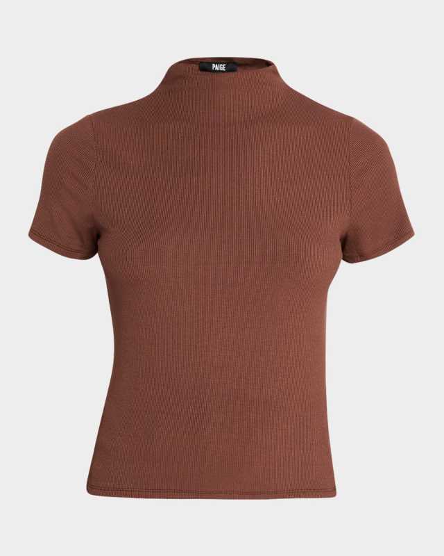 Blanche Knit Mock-Neck Top