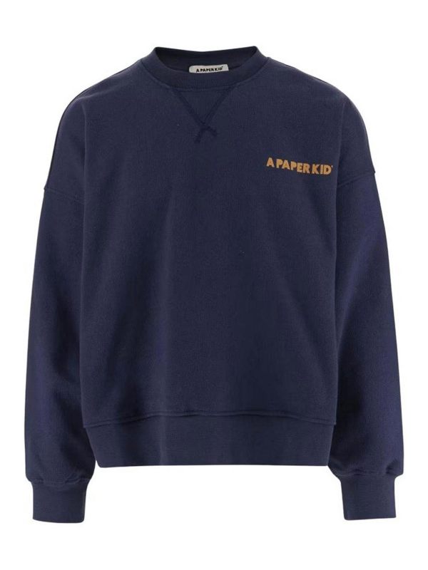 A Paper Kid Sweat-Shirts - Bleu