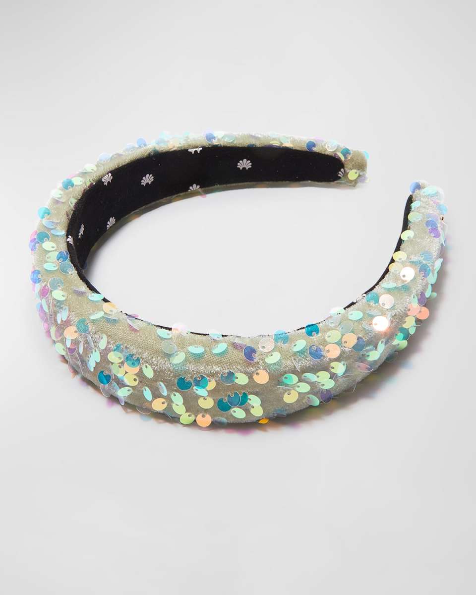 Padded Sequin Alice Headband