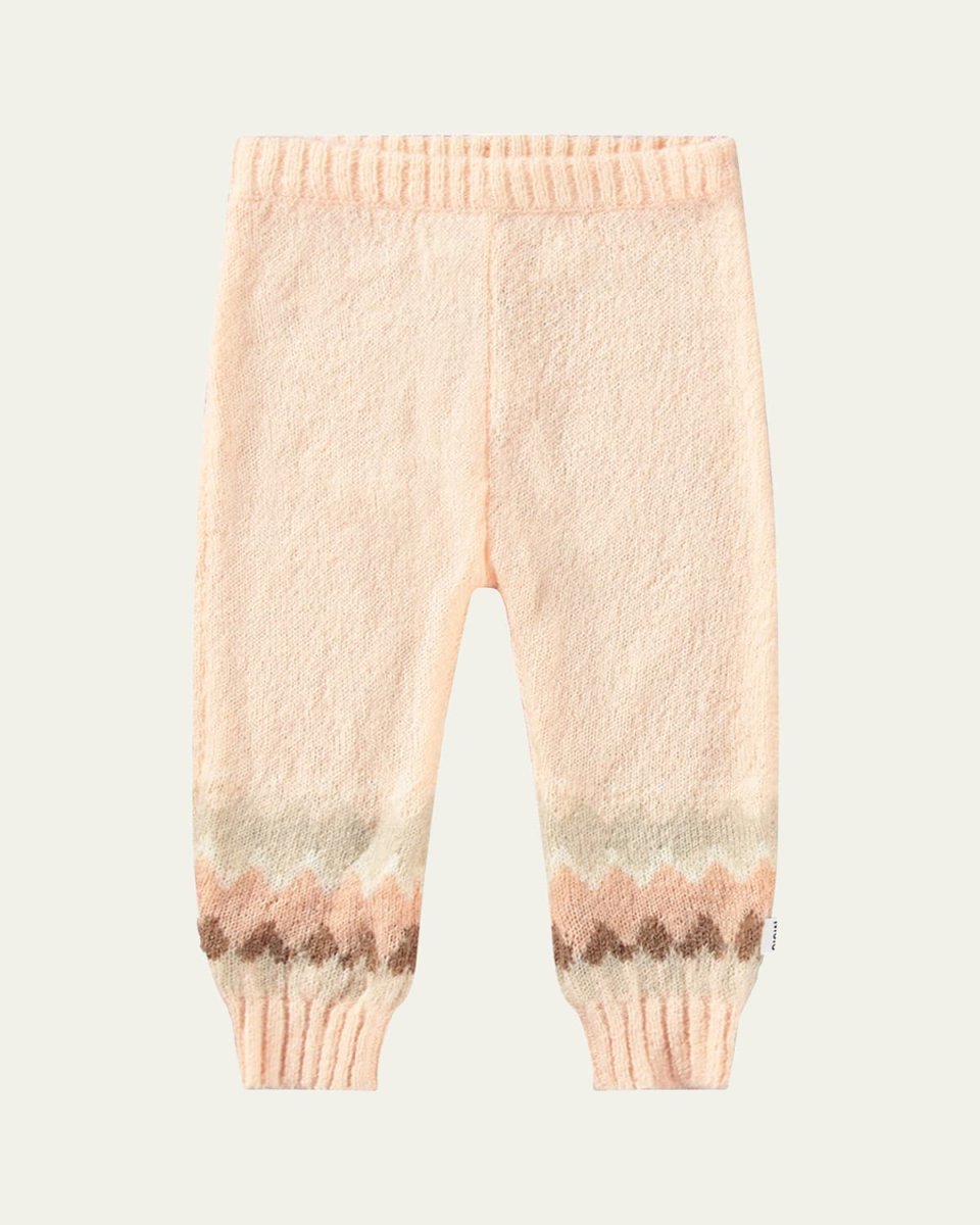 Girl's Signy Zig Zag Trim Pants, Size Newborn-4