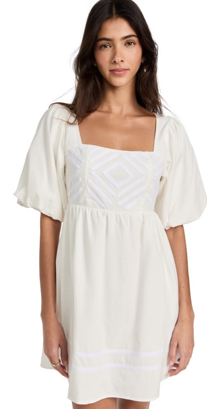 MINKPINK Adella Mini Dress White