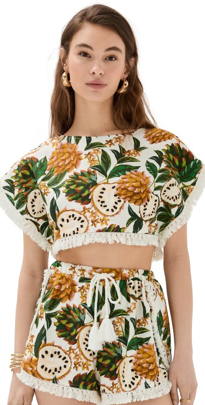 FARM Rio Biriba Off White Blouse Biriba Off-White