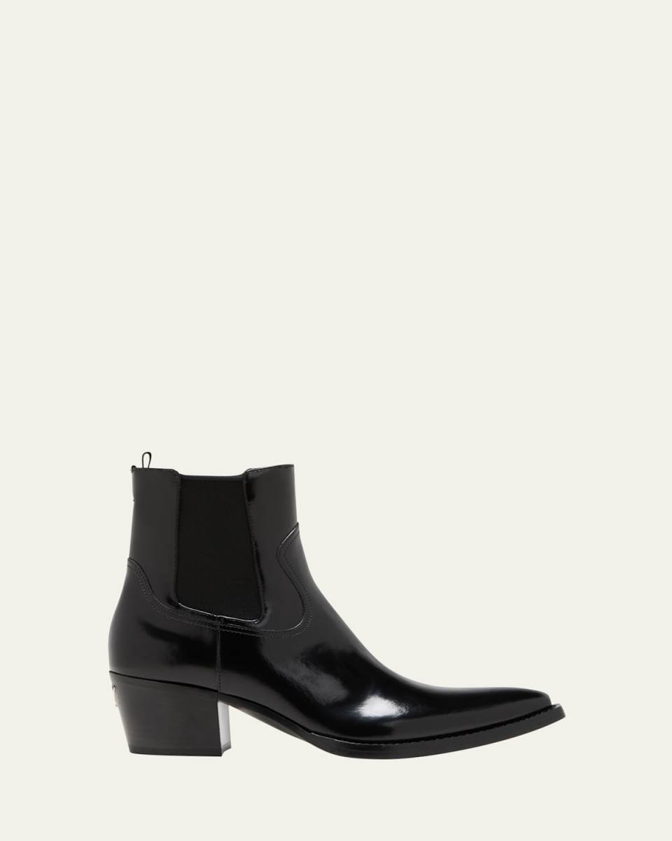 Texano Leather Western Chelsea Booties