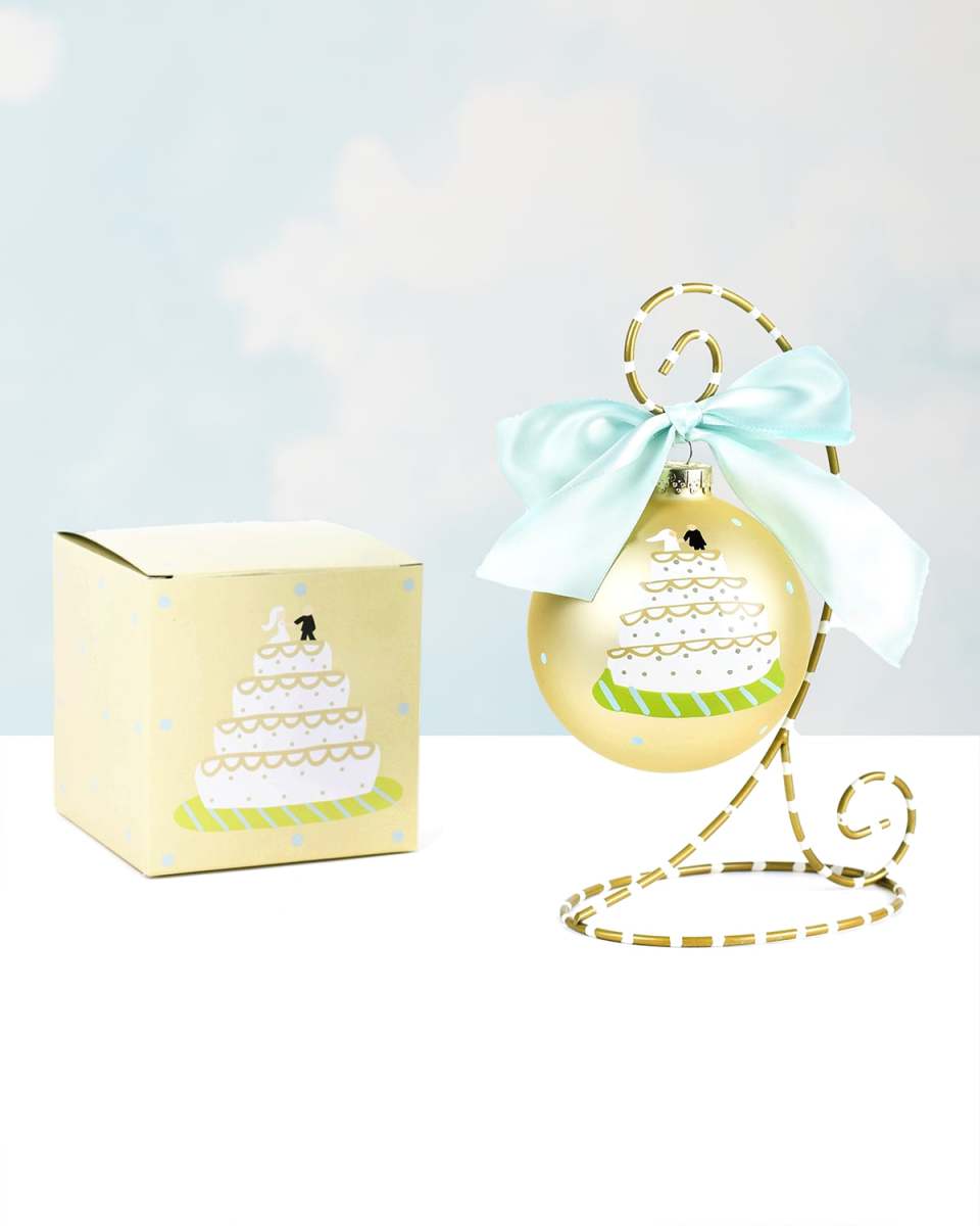 Wedding Cake Christmas Ornament