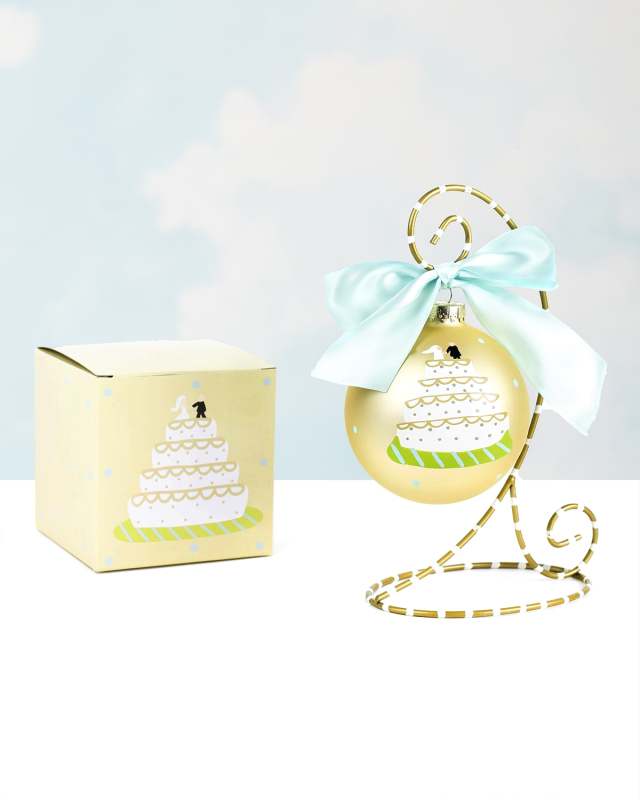 Wedding Cake Christmas Ornament