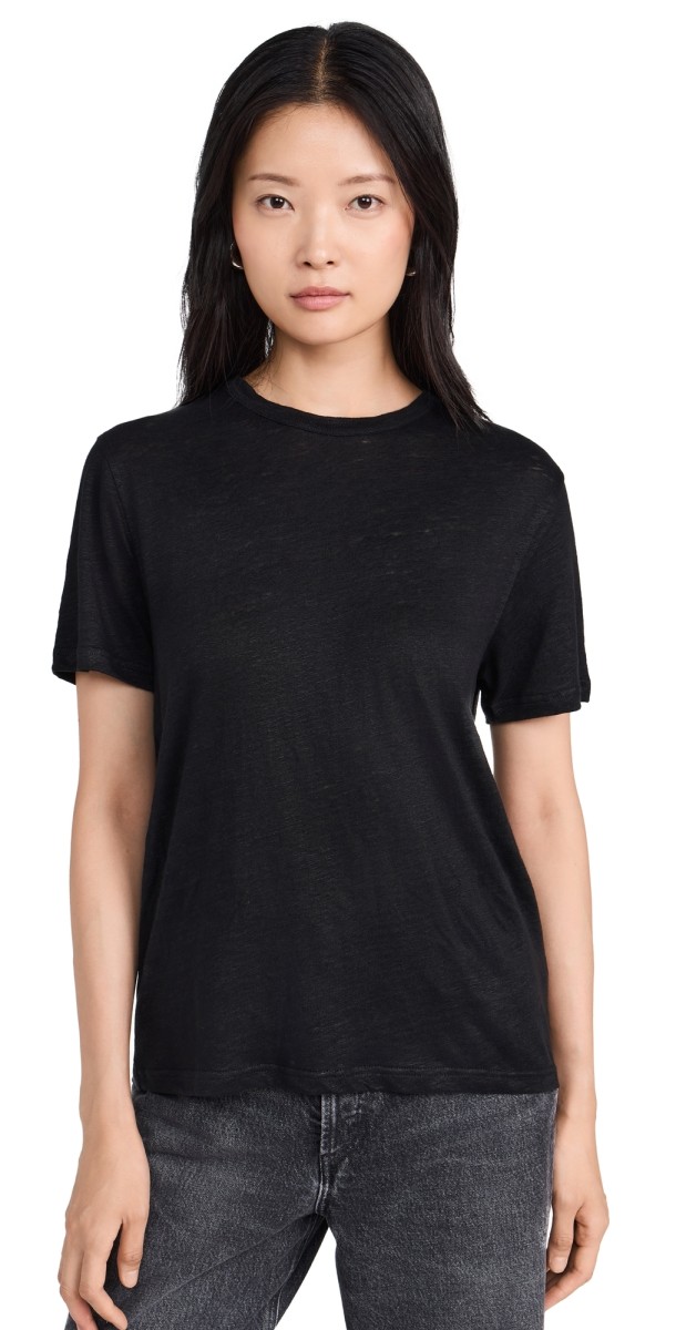 Sold Out NYC The Linen Perfect Tee Black