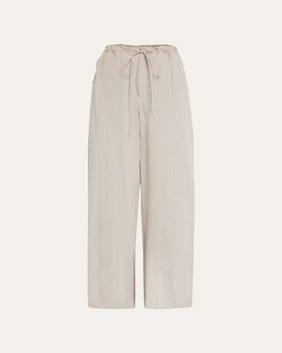 Multi Panelled Straight-Leg Pants