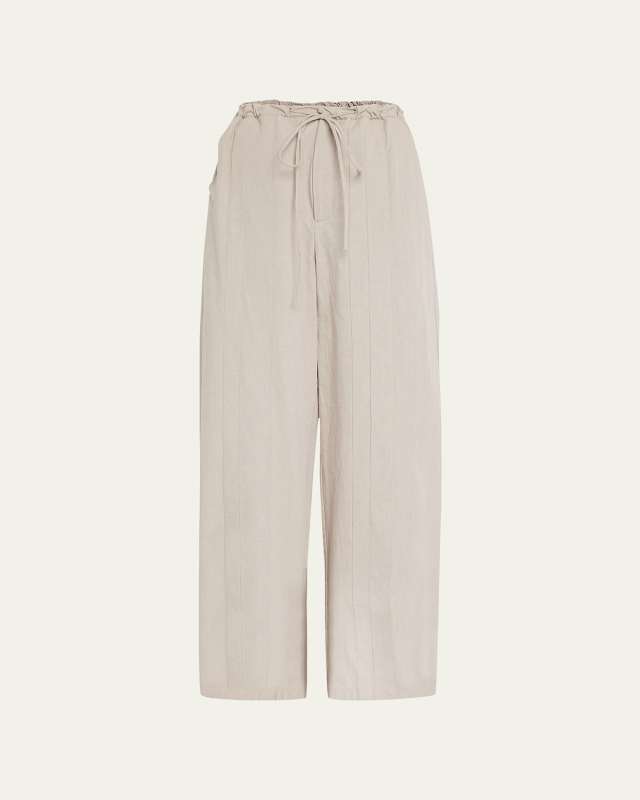 Multi Panelled Straight-Leg Pants