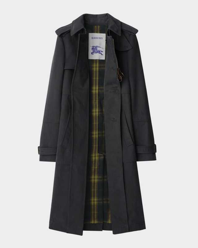 Belted Single-Breasted Trench Coat