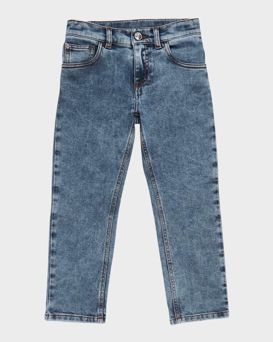 Boy's Vintage Wash Jeans, Size 4-