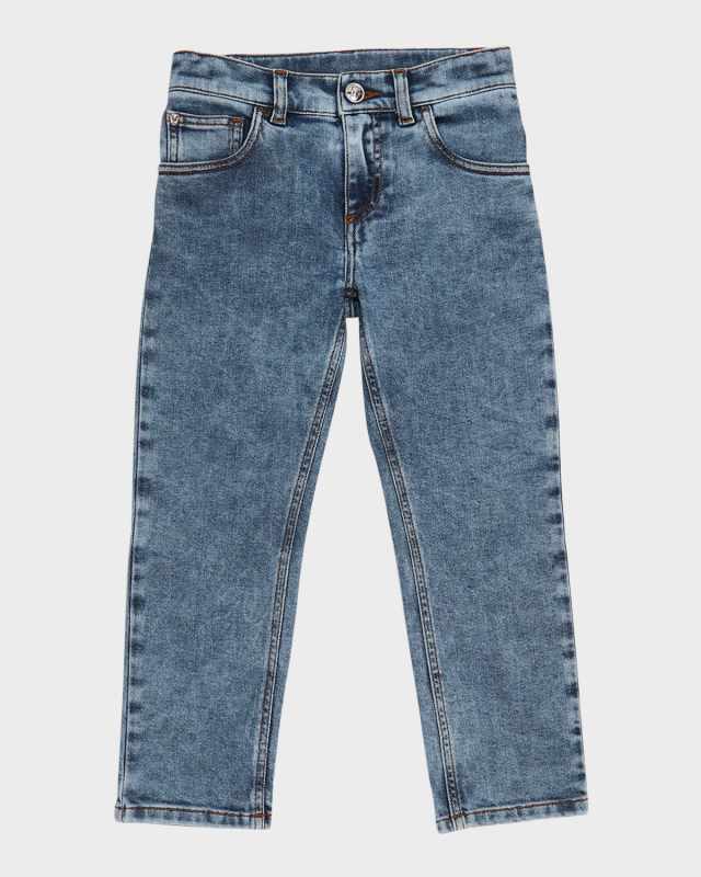 Boy's Vintage Wash Jeans, Size 4-