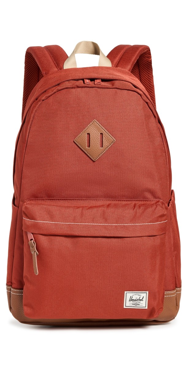 Herschel Supply Co. Herschel Heritage Backpack Red Ochre/Tan/White Stitch