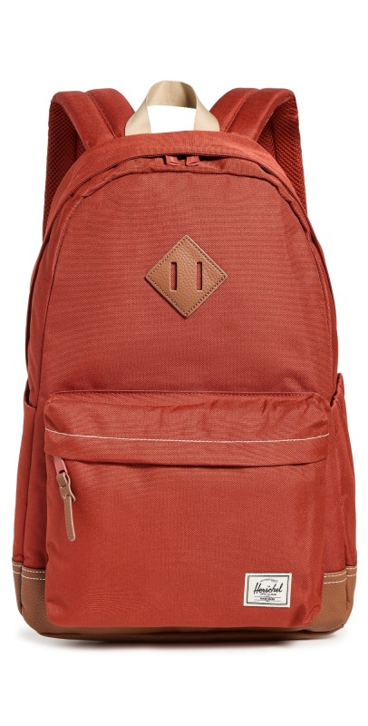 Herschel Supply Co. Herschel Heritage Backpack Red Ochre/Tan/White Stitch