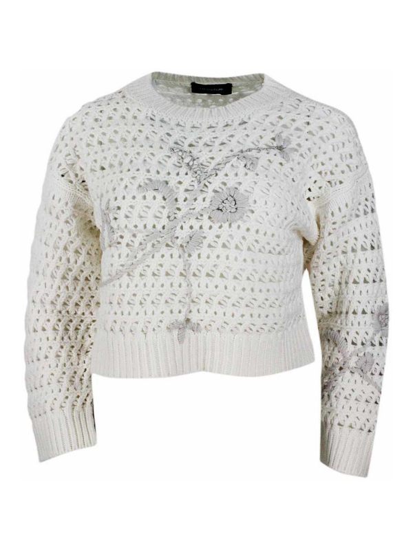 Fabiana Filippi Pull Col Rond - Crème