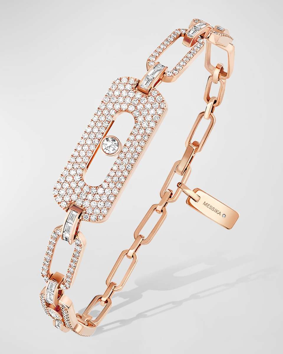 MY MOVE 18K ROSE GOLD DIAMOND BRACELET