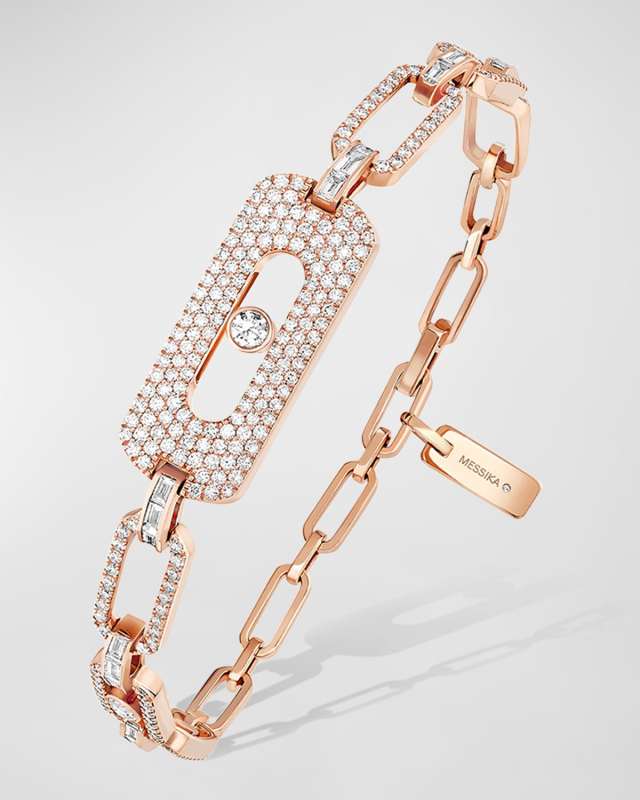MY MOVE 18K ROSE GOLD DIAMOND BRACELET