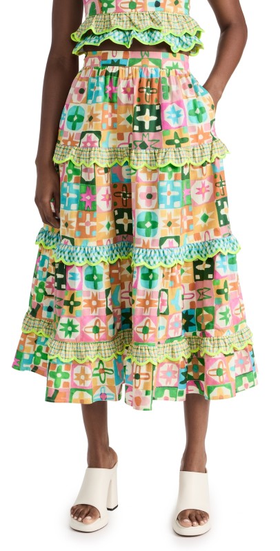 CeliaB Tota Skirt Multi Multi