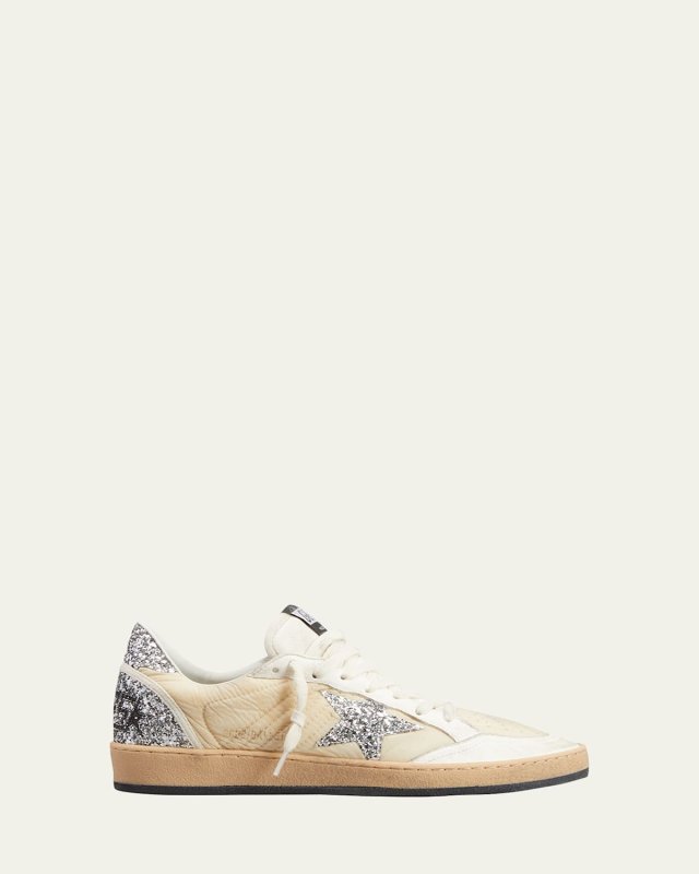 Ballstar Glitter Nylon Low-Top Sneakers
