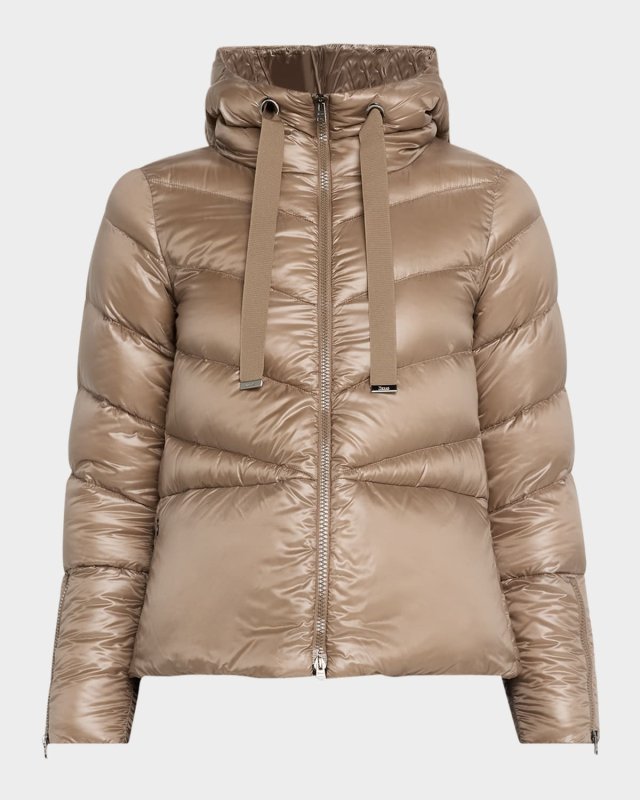 Ultra-Lightweight Down Cape with Hood