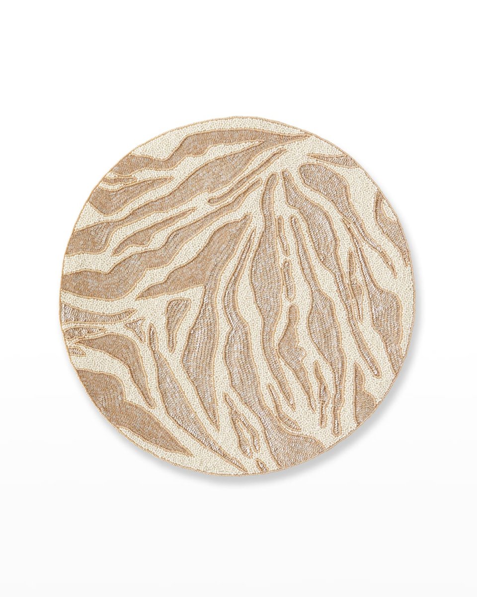 Tiger Beaded Placemat