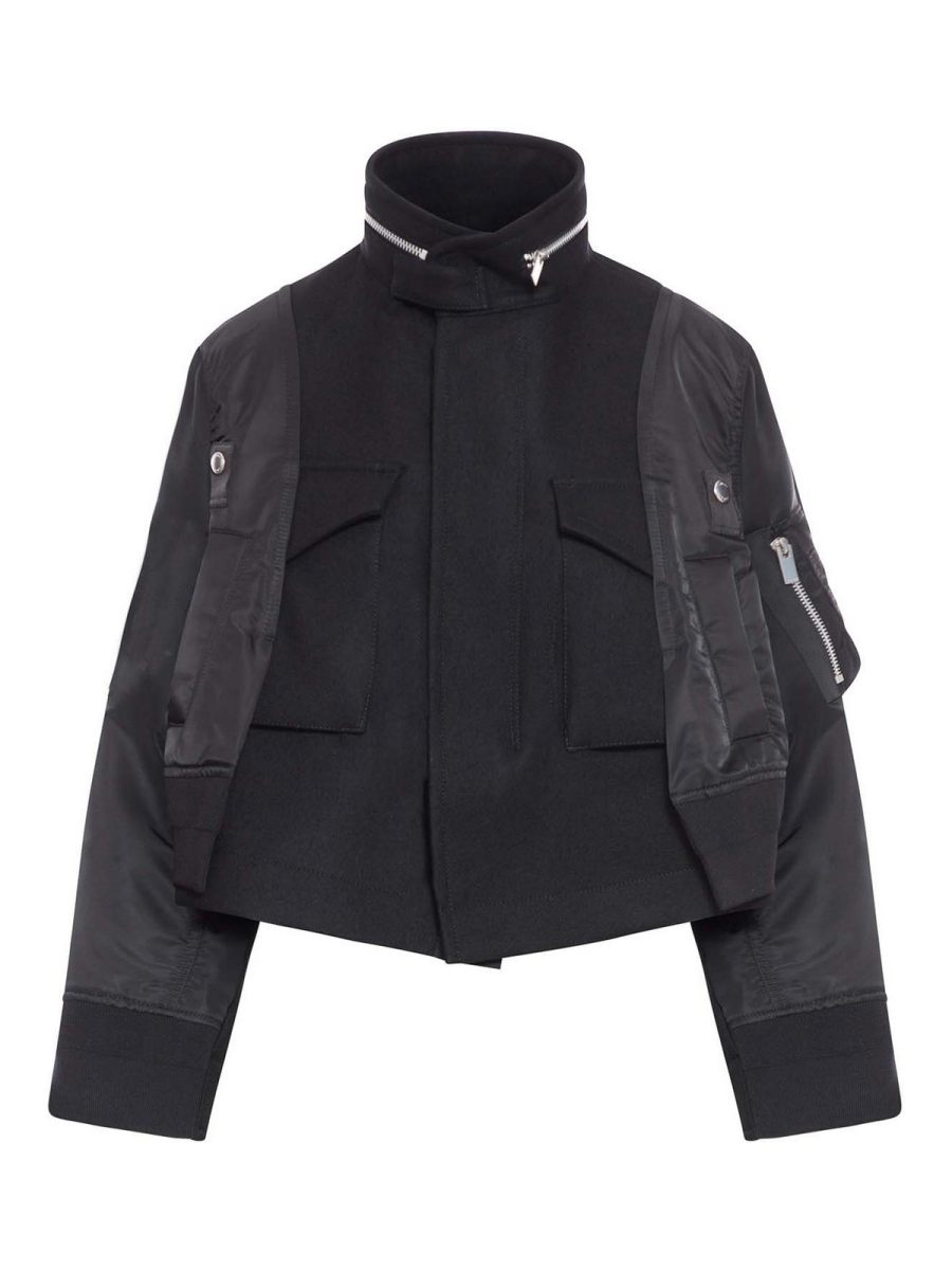 Sacai Veste Casual - Noir