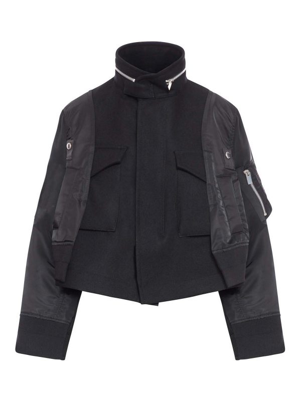 Sacai Veste Casual - Noir
