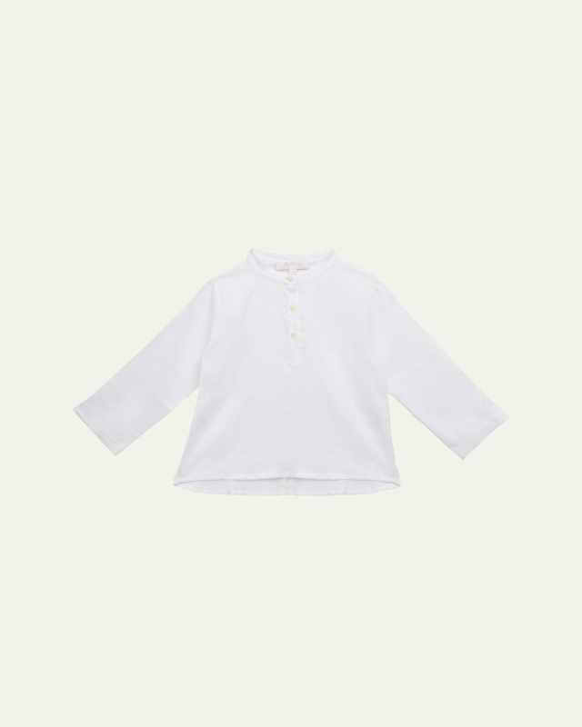 Boy's Linen Blouse, Size 12M-12