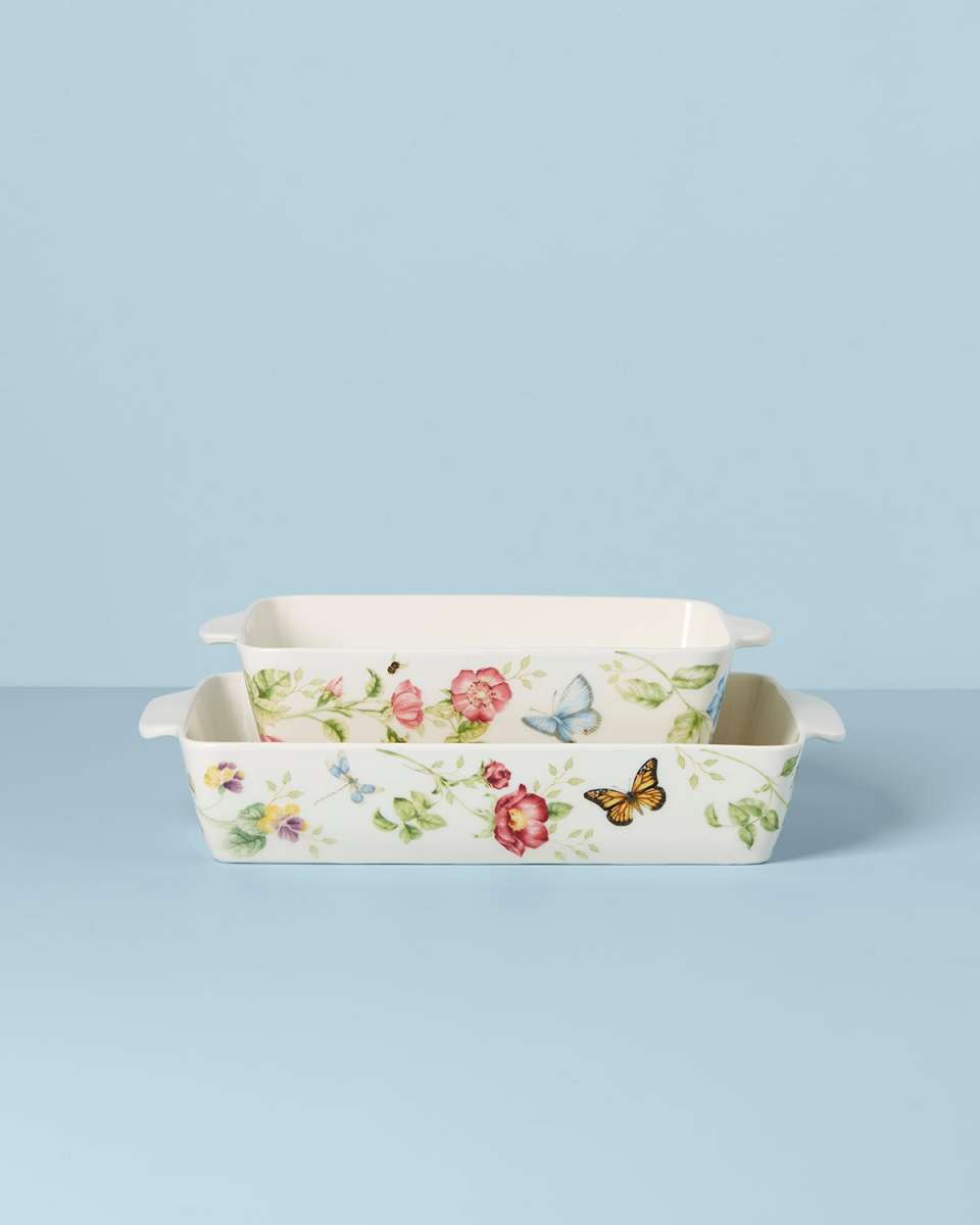 Butterfly Meadow Rectangular Baker 2-Piece Set