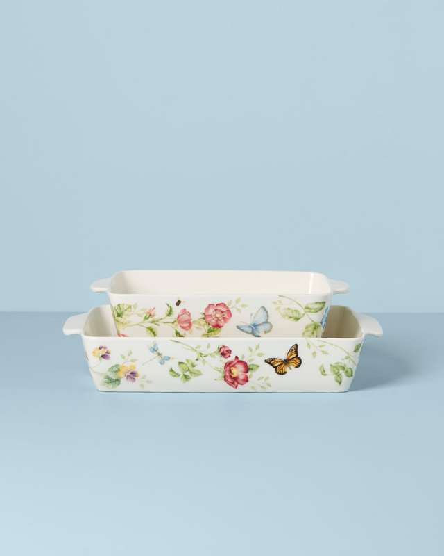 Butterfly Meadow Rectangular Baker 2-Piece Set