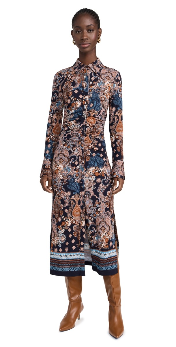 Cara Cara Shirley Dress Bluetif Cascade