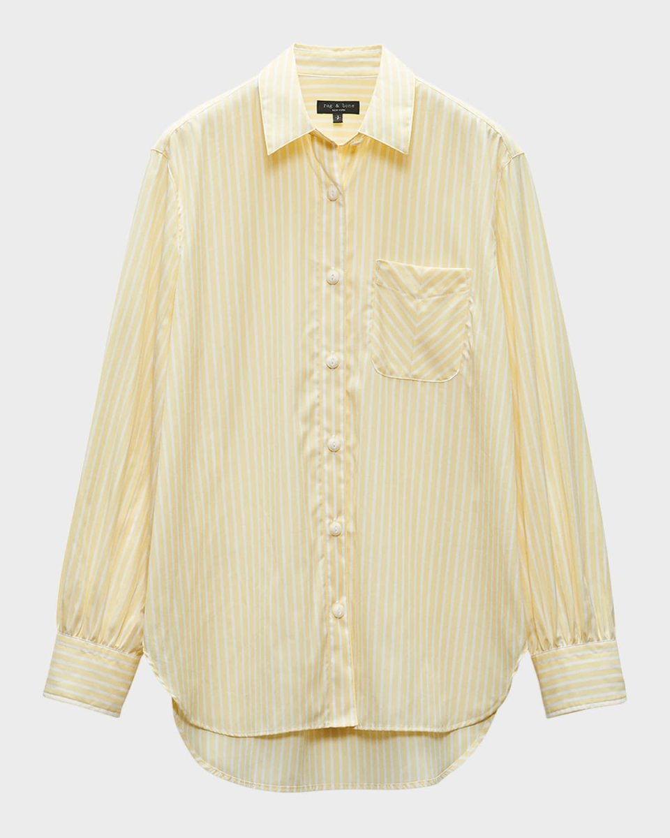 Maxine Striped Button-Front Shirt
