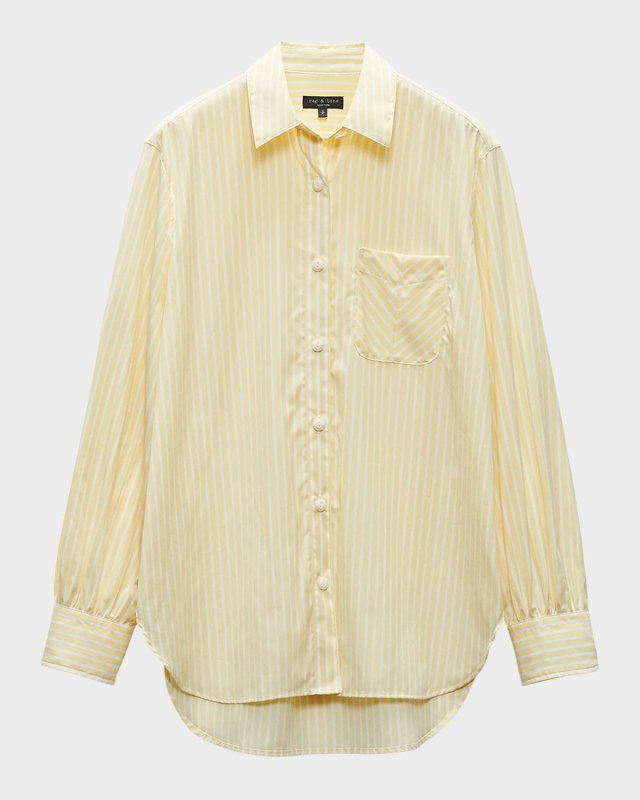 Maxine Striped Button-Front Shirt