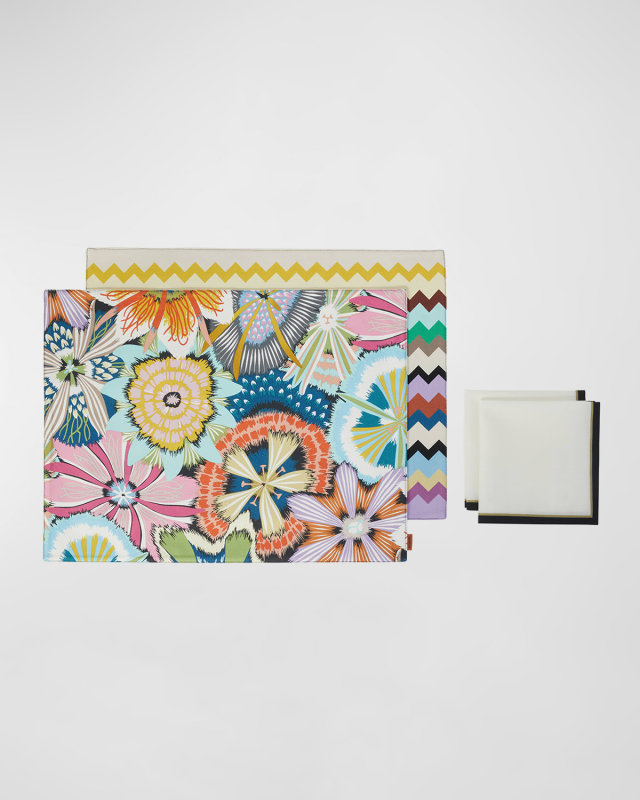 Alice Valparaiso 2 Placemat And 2 Napkin Set