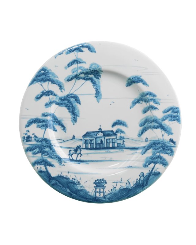 Country Estate Delft Blue Side Plate, Stable