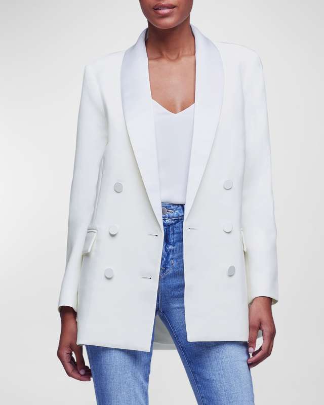 Jayda Relaxed Double-Breasted Blazer