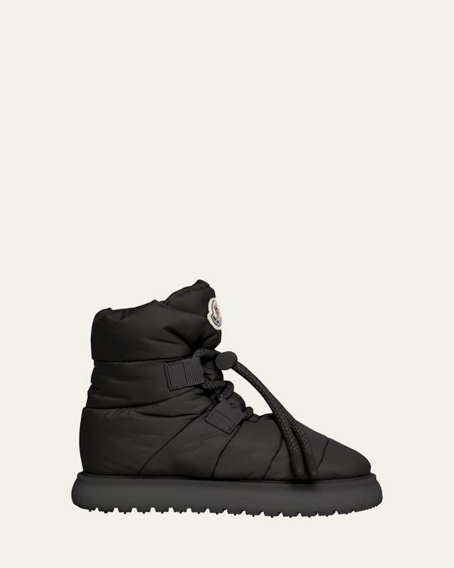 Gaia Nylon Lace-Up Snow Boots