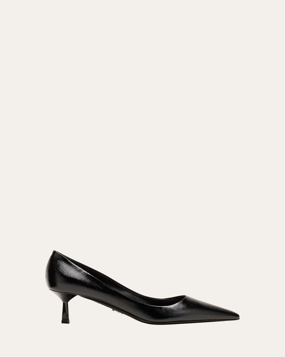 Vernice Calfskin Stiletto Pumps