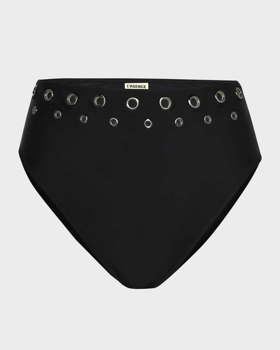 Vanessa Grommet High-Waist Bikini Bottoms