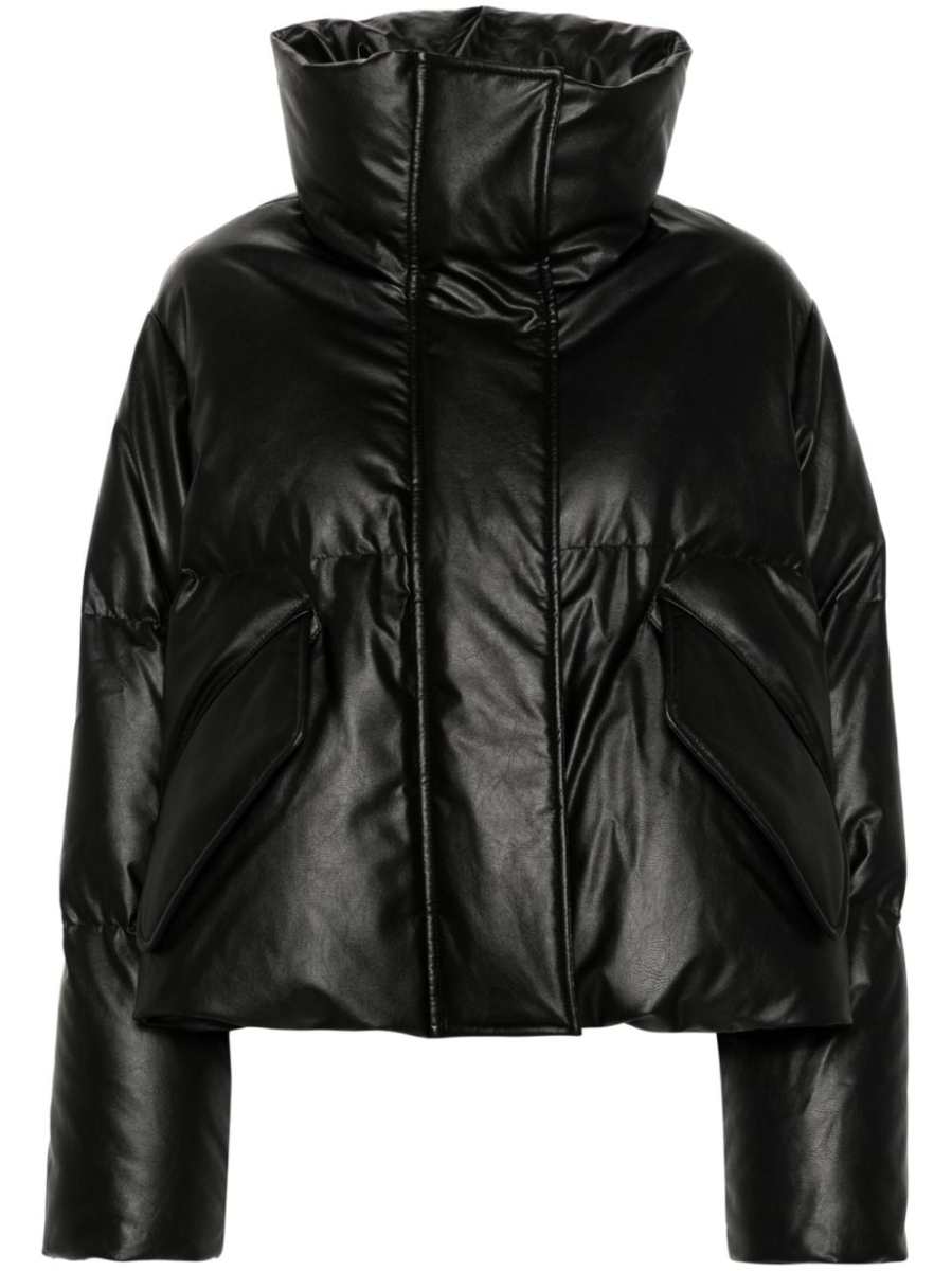 funnel-neck padded jacket