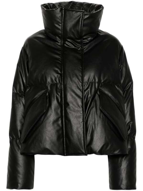funnel-neck padded jacket
