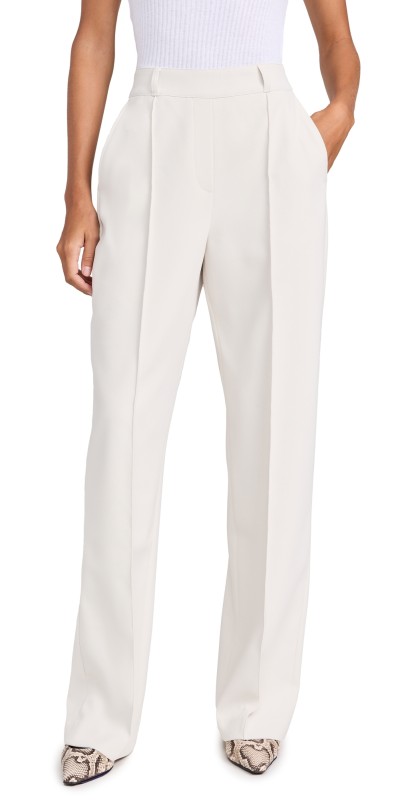 SPANX Opacity Crepe Trousers Parchment