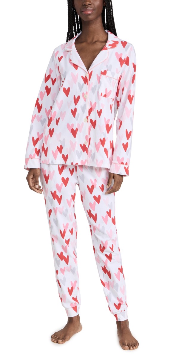 BedHead PJs Love is All You Need Long Sleeve Notch & Joggers Love Is All You Need