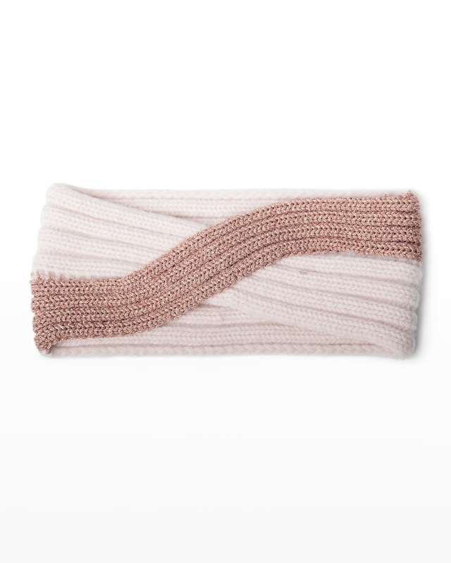 Crisscross Cashmere Knit Headband