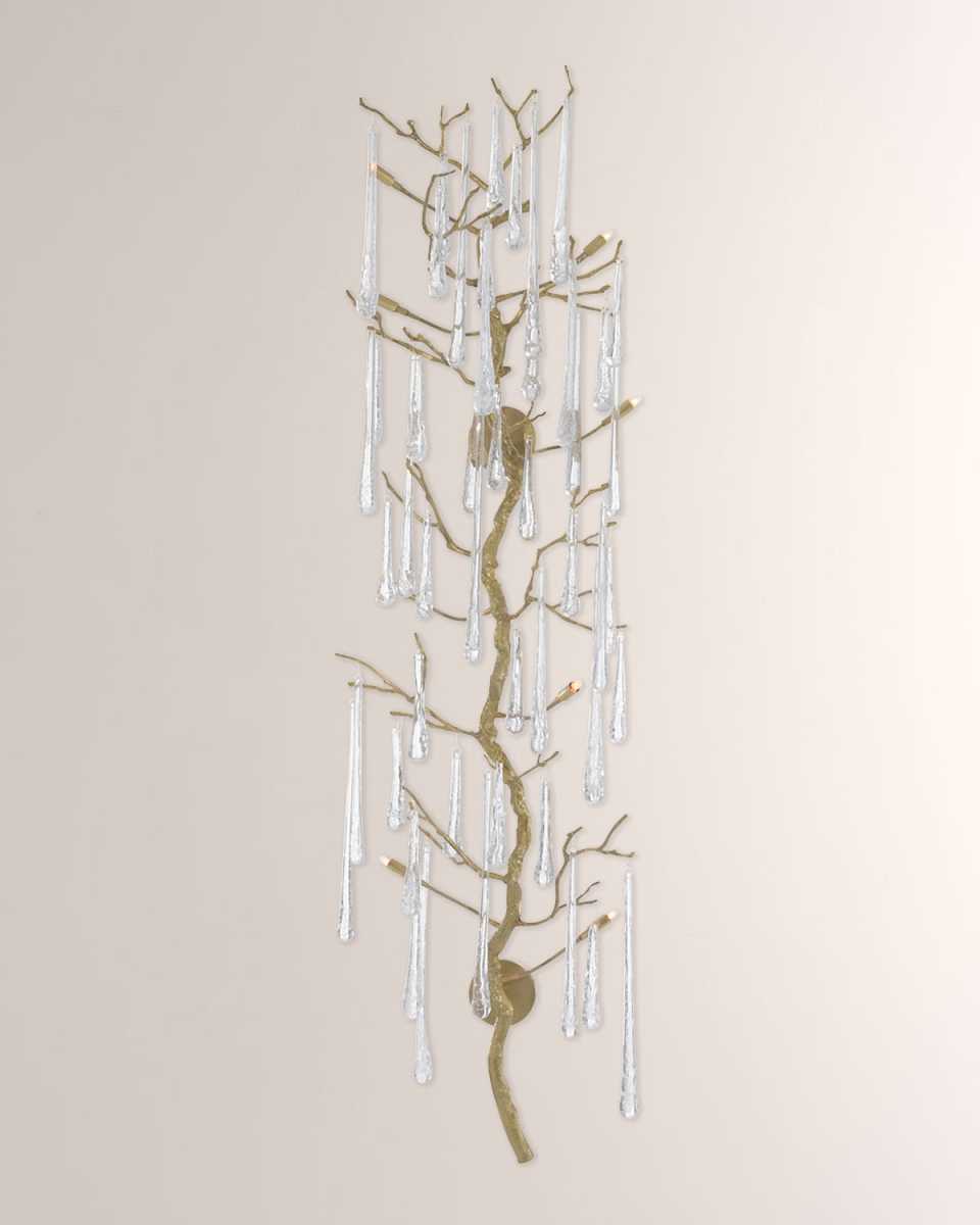 Illuminated 8-Light Wall Sconce