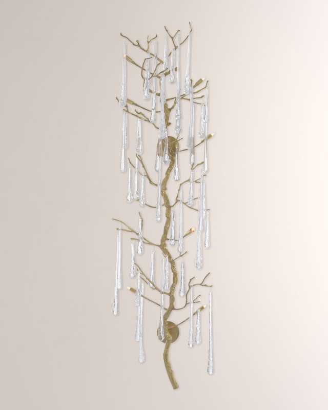 Illuminated 8-Light Wall Sconce